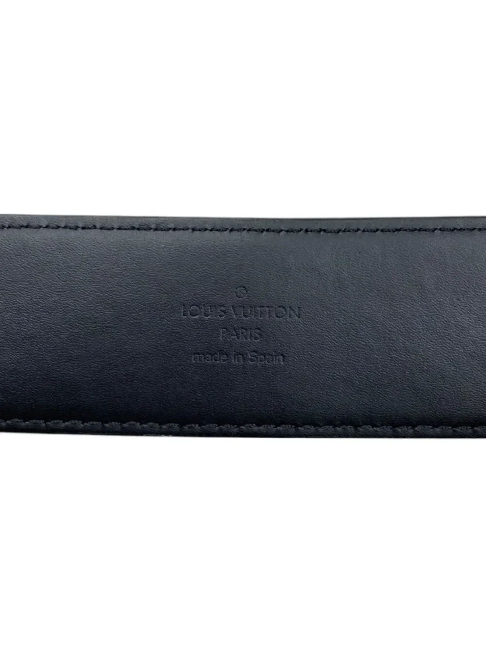 Louis Vuitton Belt Ceinture Downtown Monogram Leather Noir Black